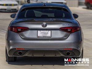 Alfa Romeo Giulia Roof Spoiler - Carbon Fiber - Feroce Carbon - Full Size Alfa Romeo Giulia Roof Spoiler - Carbon Fiber - Feroce Carbon - Full Size